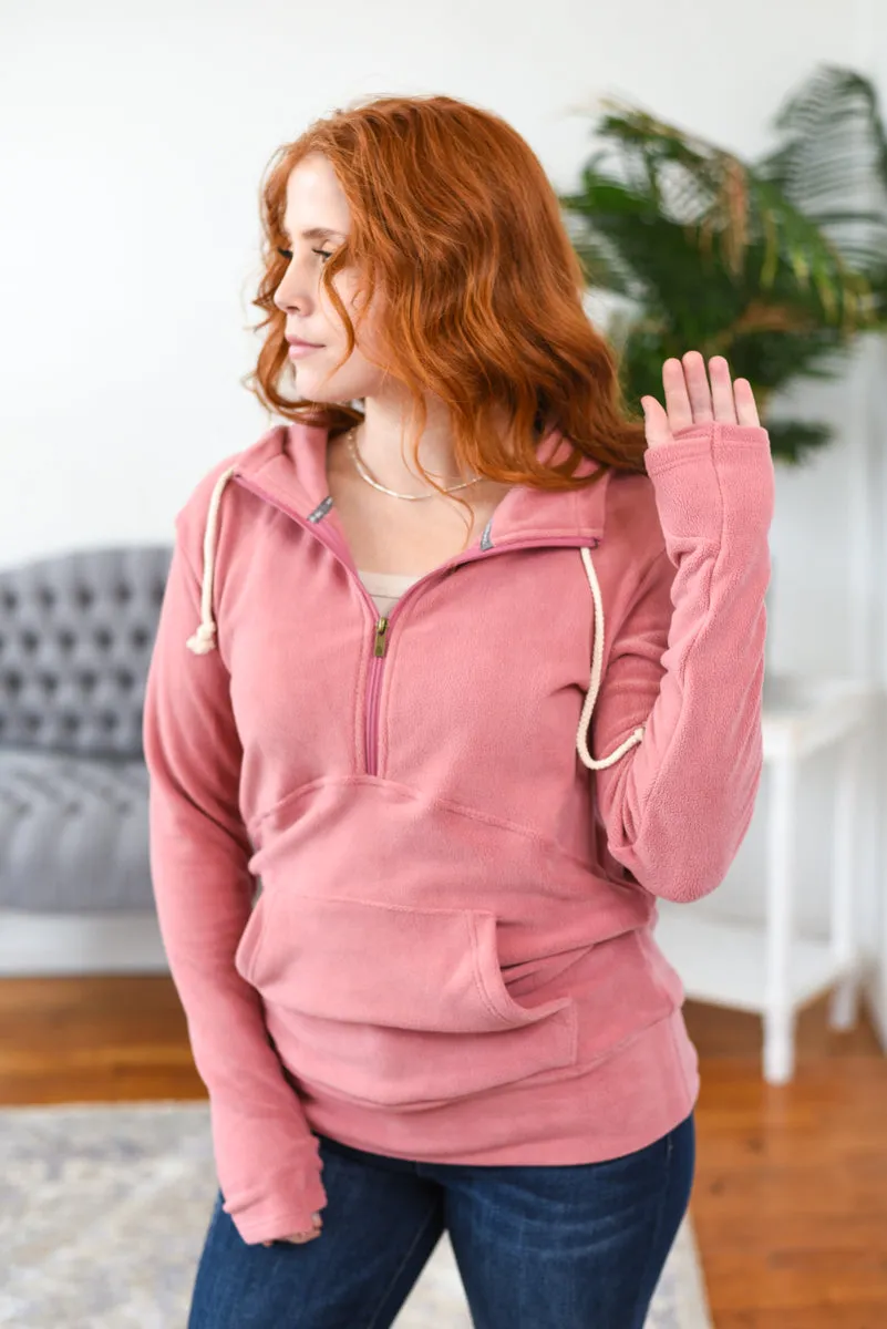 Halfzip Sweatshirt - Cozy Cutie Bubblegum