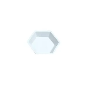 Heathrow Scientific 14251D Hexagonal Weighing Boat, X-Large, 364 mL, Anti-static, White