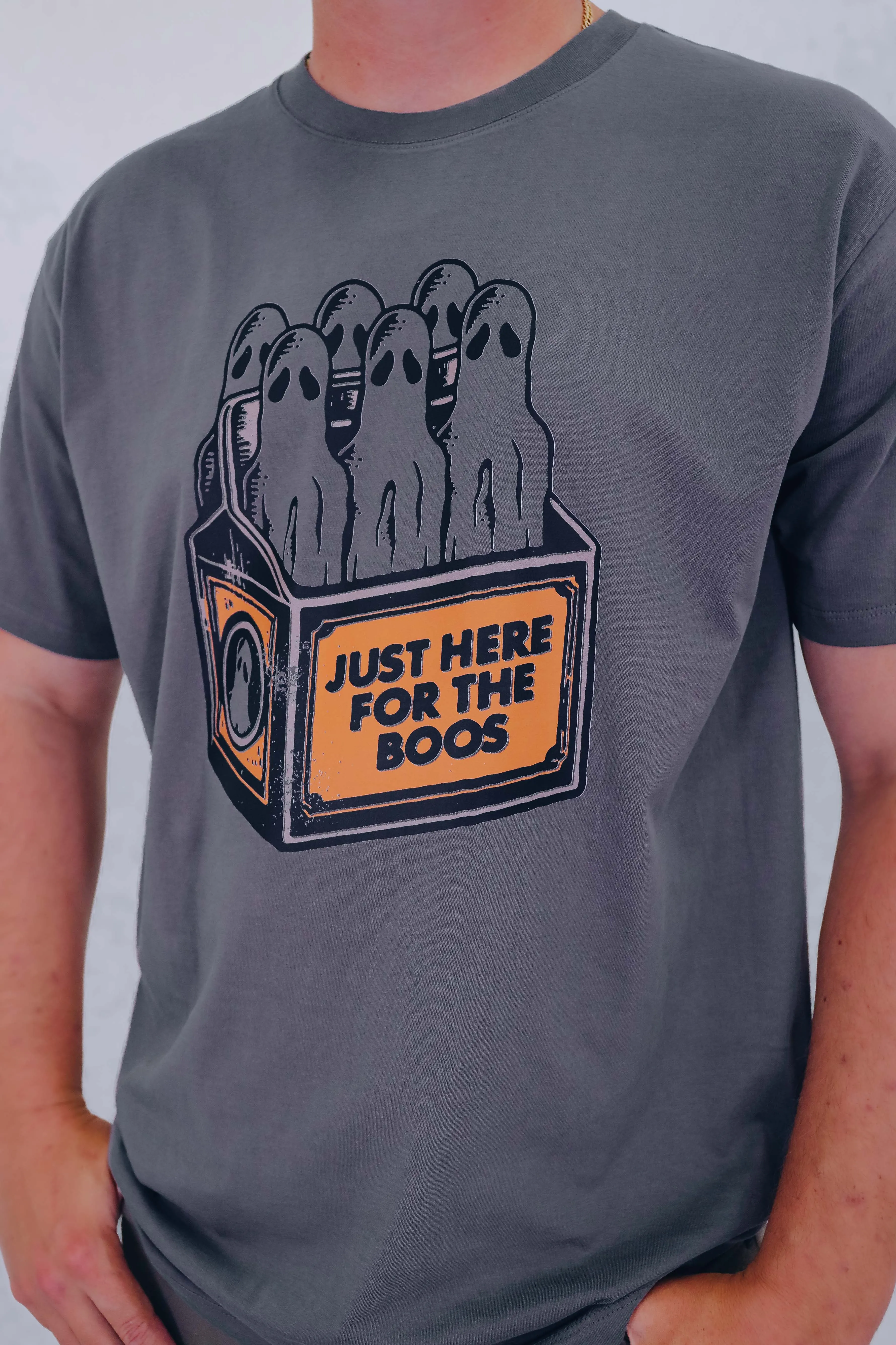 Here For The Boos Soft Shirts Graphic Tee S-3X