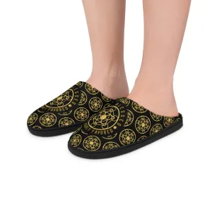 I AM BLESSED I AM HIGHLY FAVORED - Women's Indoor Slippers - Black