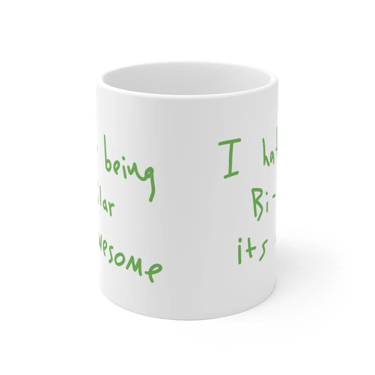 I hate being Bi-Polar it's awesome Mug - Inspired by Kanye West Album cover