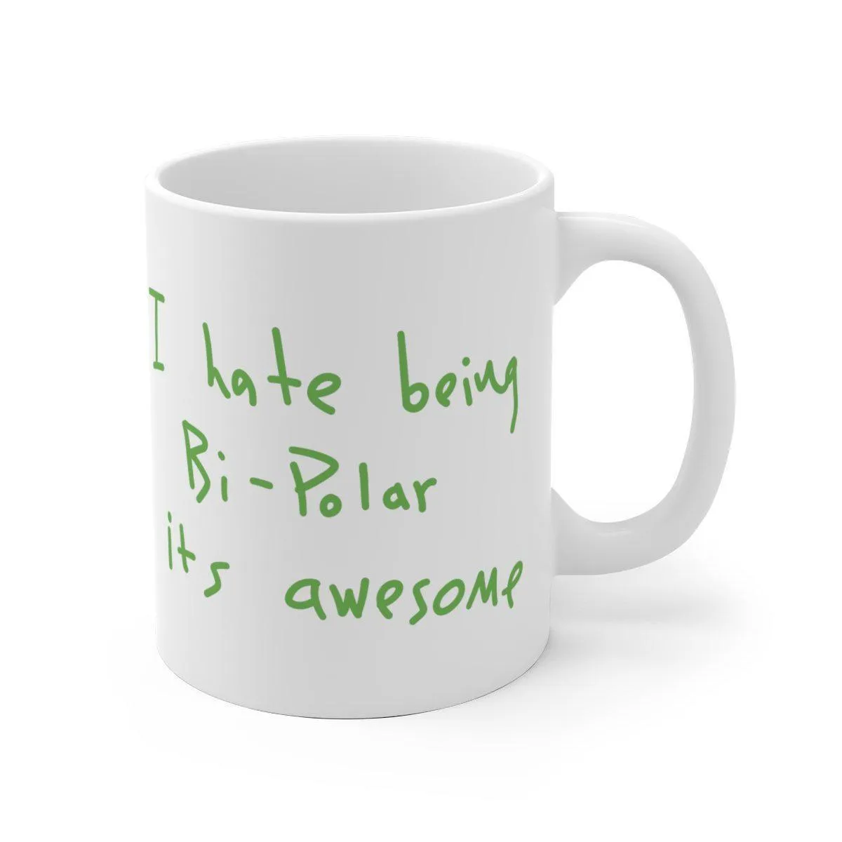 I hate being Bi-Polar it's awesome Mug - Inspired by Kanye West Album cover