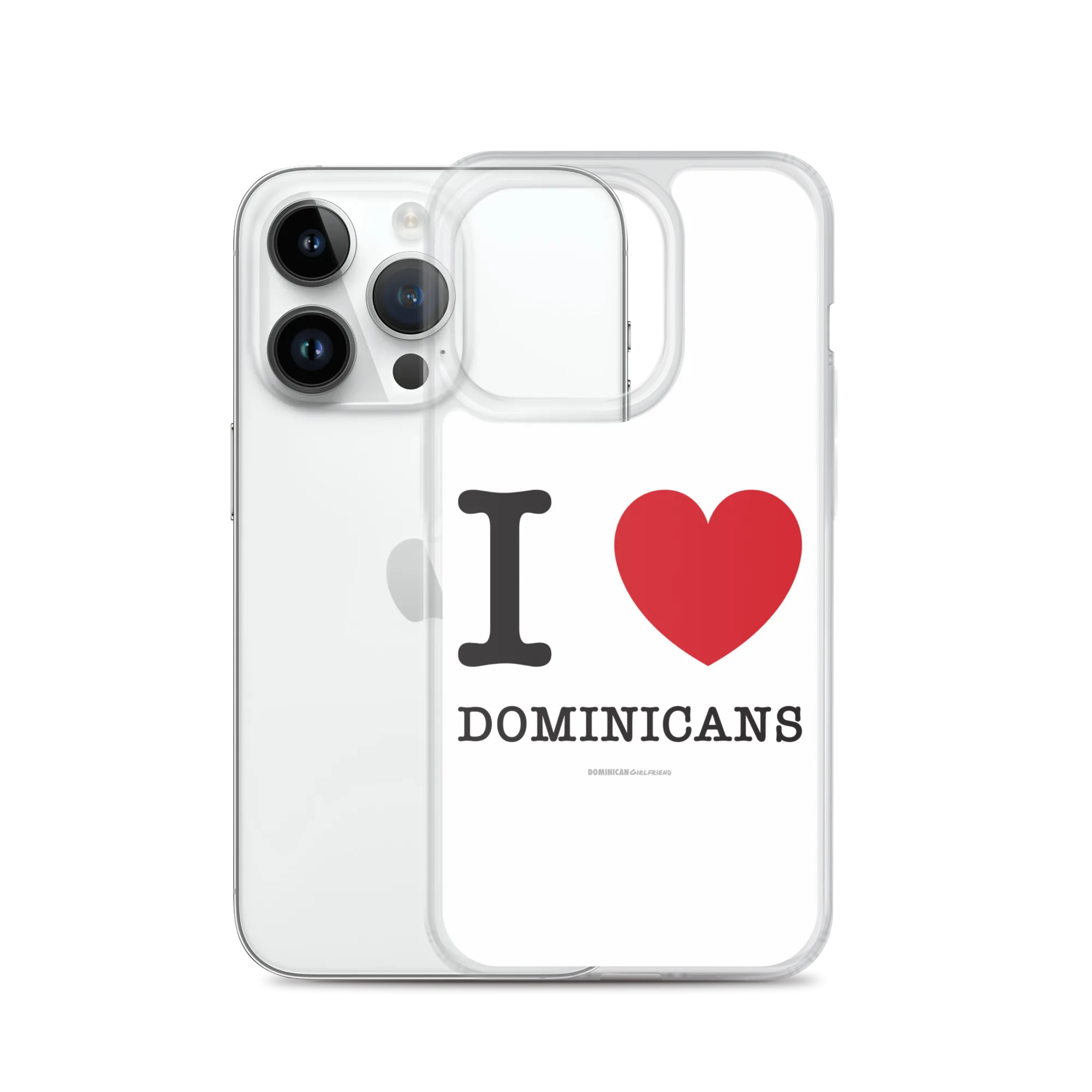 I Love Dominicans iPhone Case