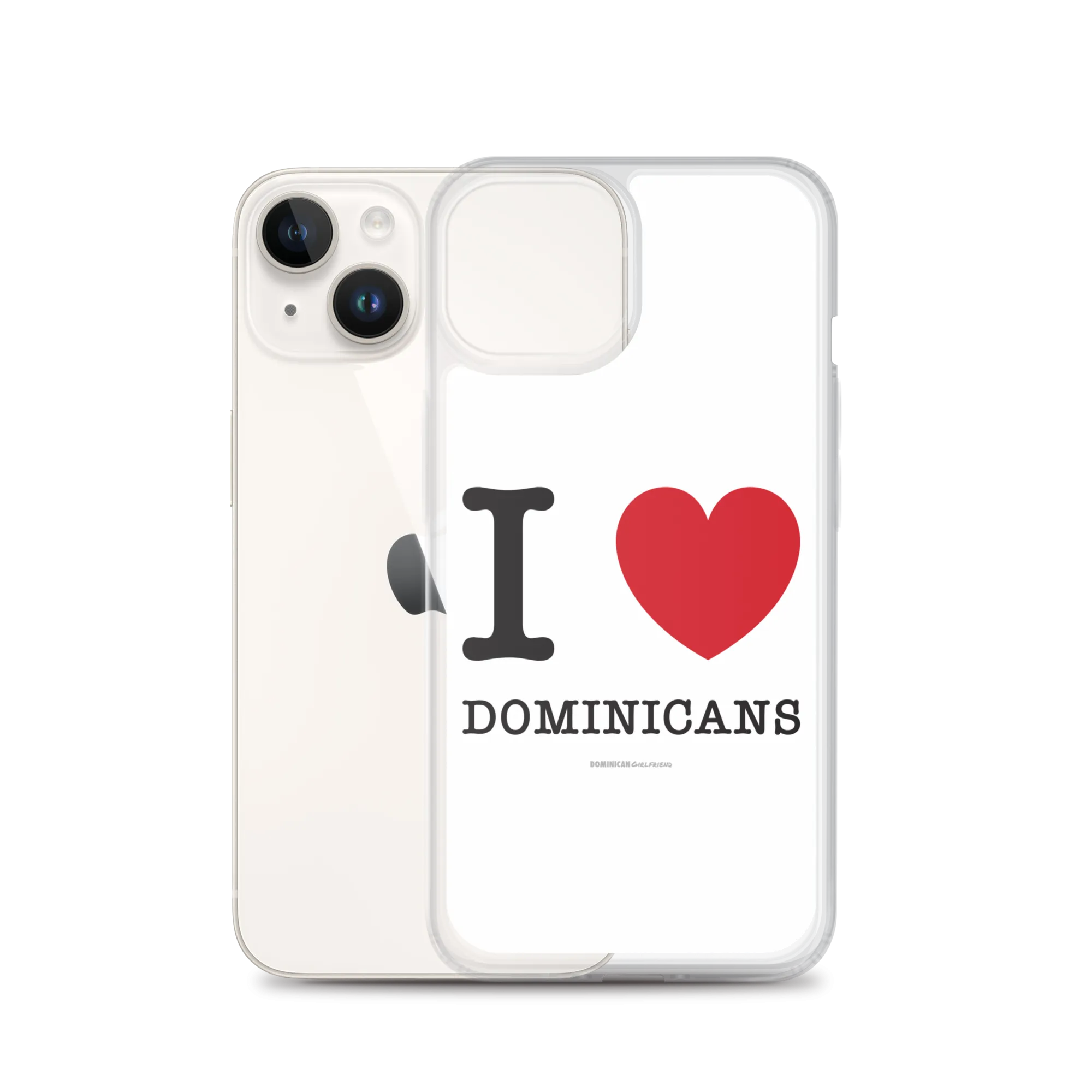 I Love Dominicans iPhone Case