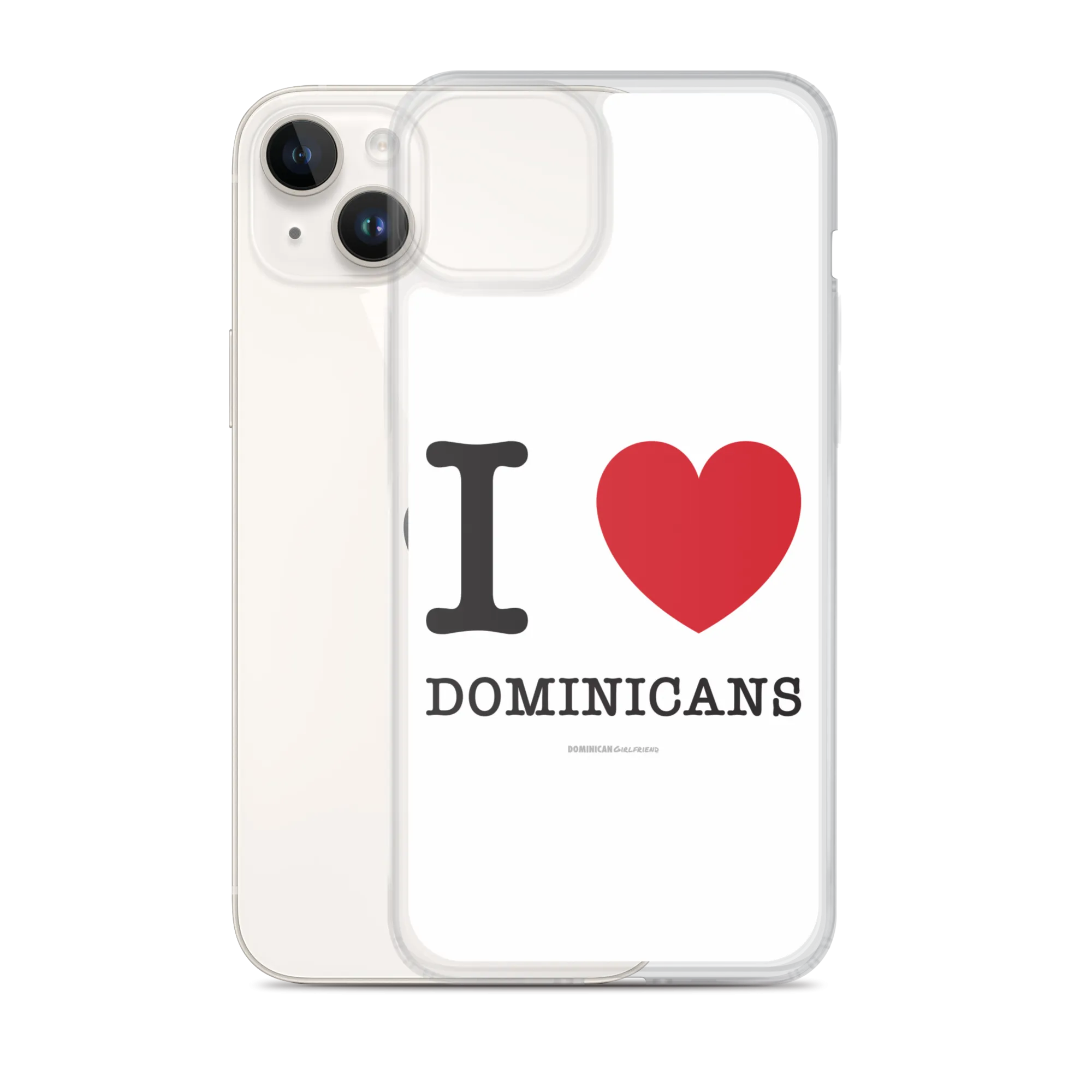 I Love Dominicans iPhone Case