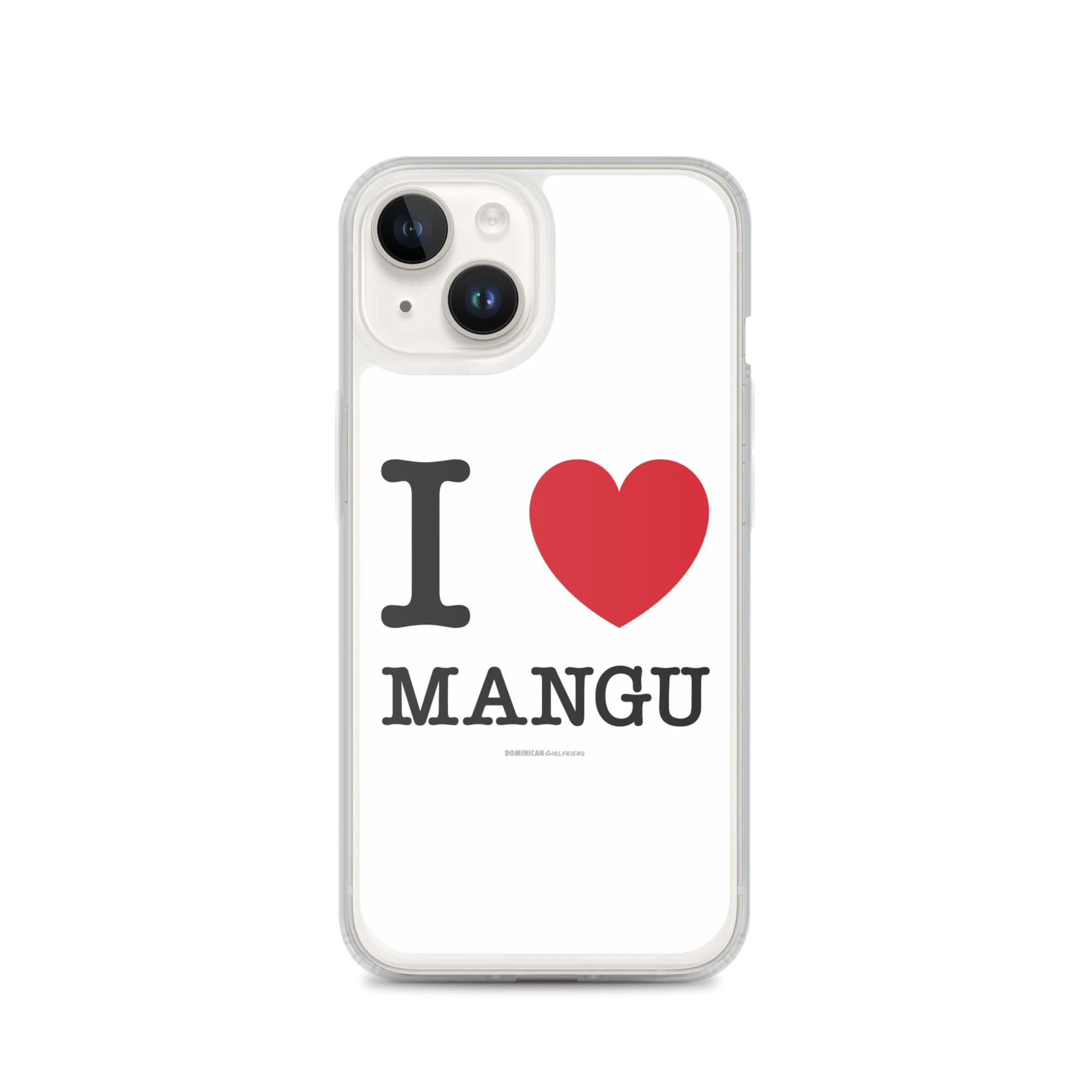 I Love Mangu iPhone Case
