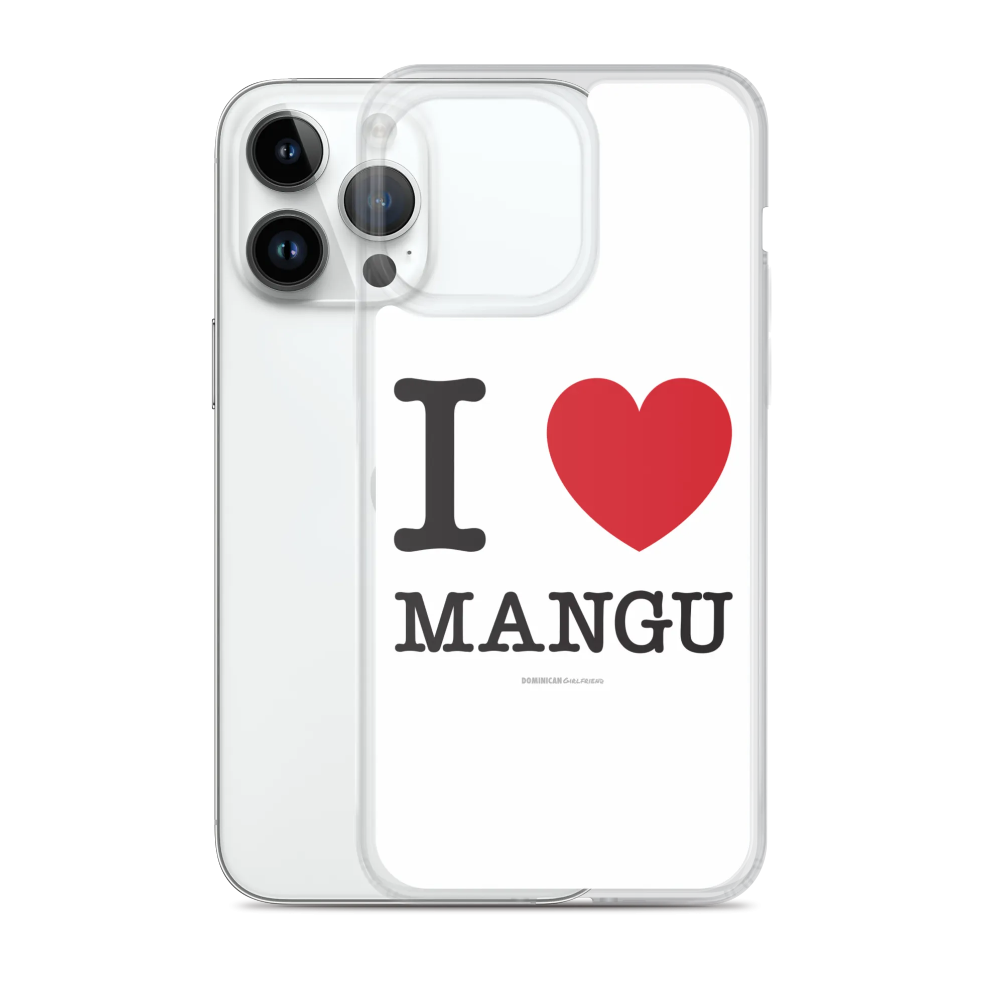I Love Mangu iPhone Case