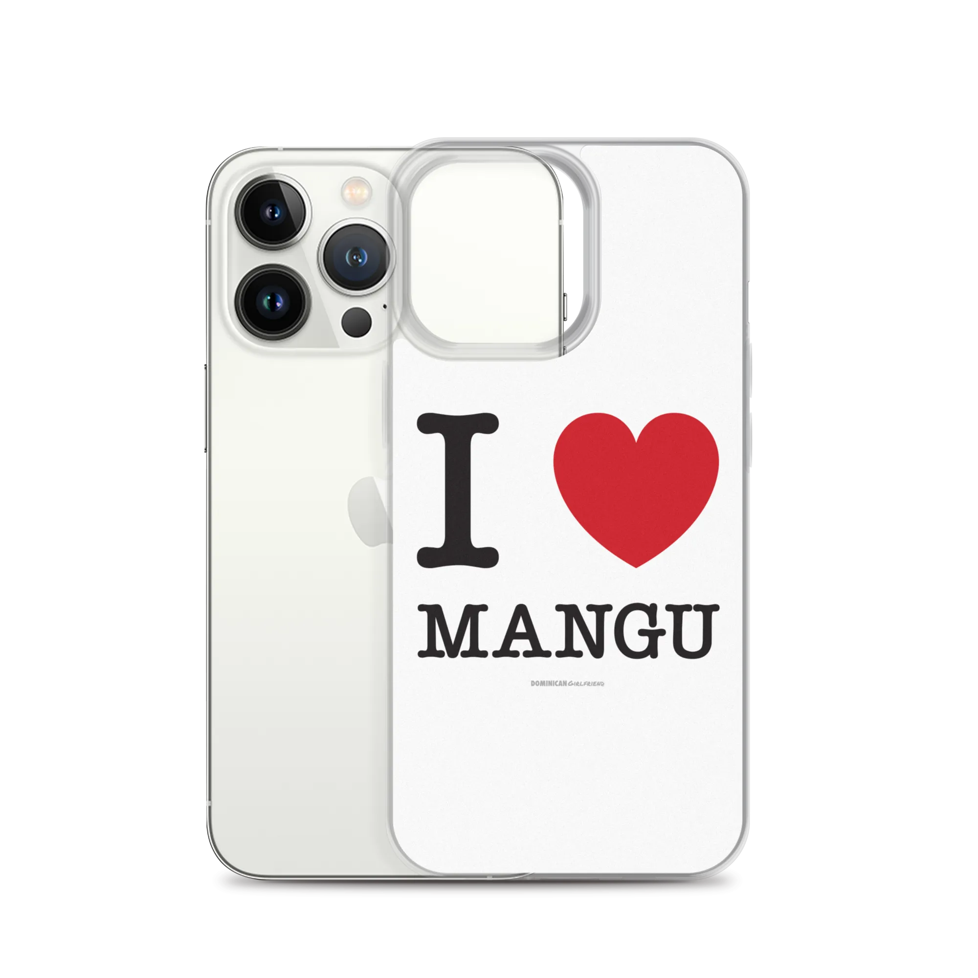 I Love Mangu iPhone Case