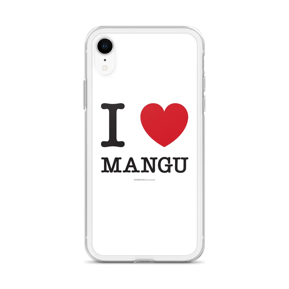 I Love Mangu iPhone Case