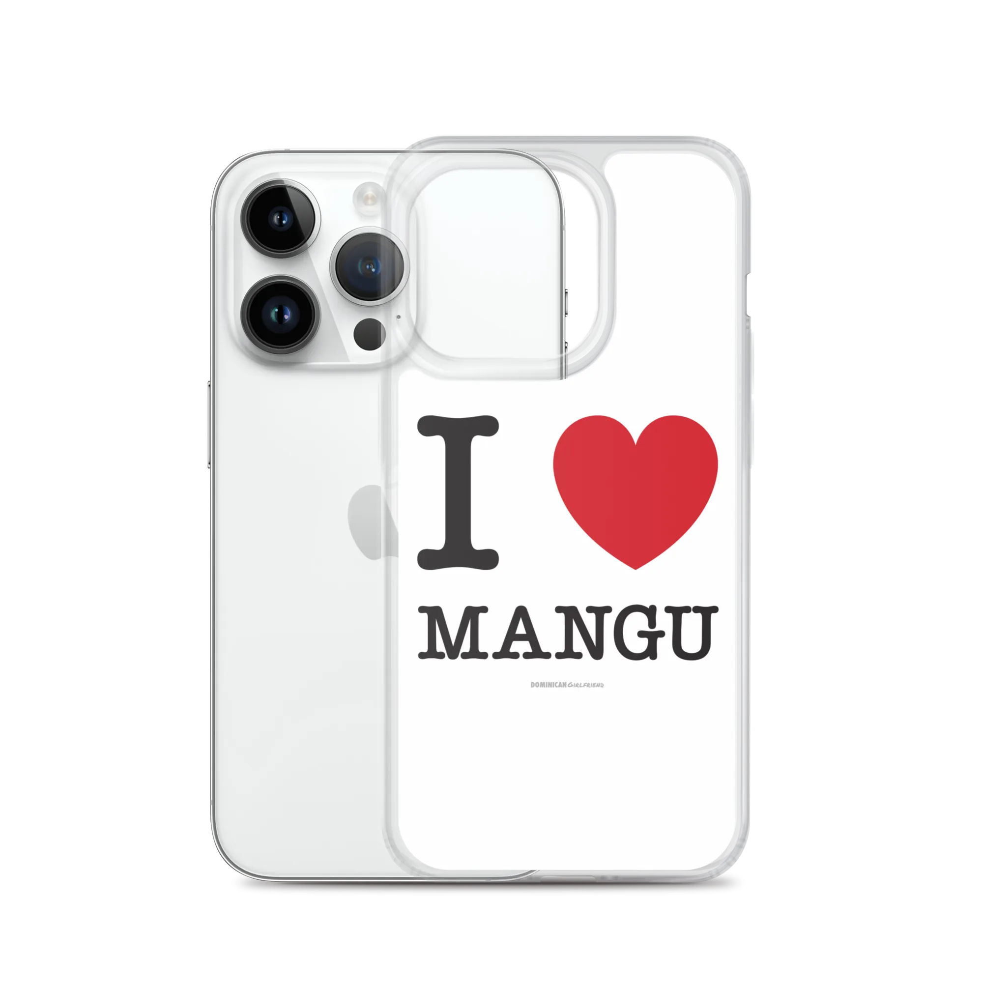 I Love Mangu iPhone Case