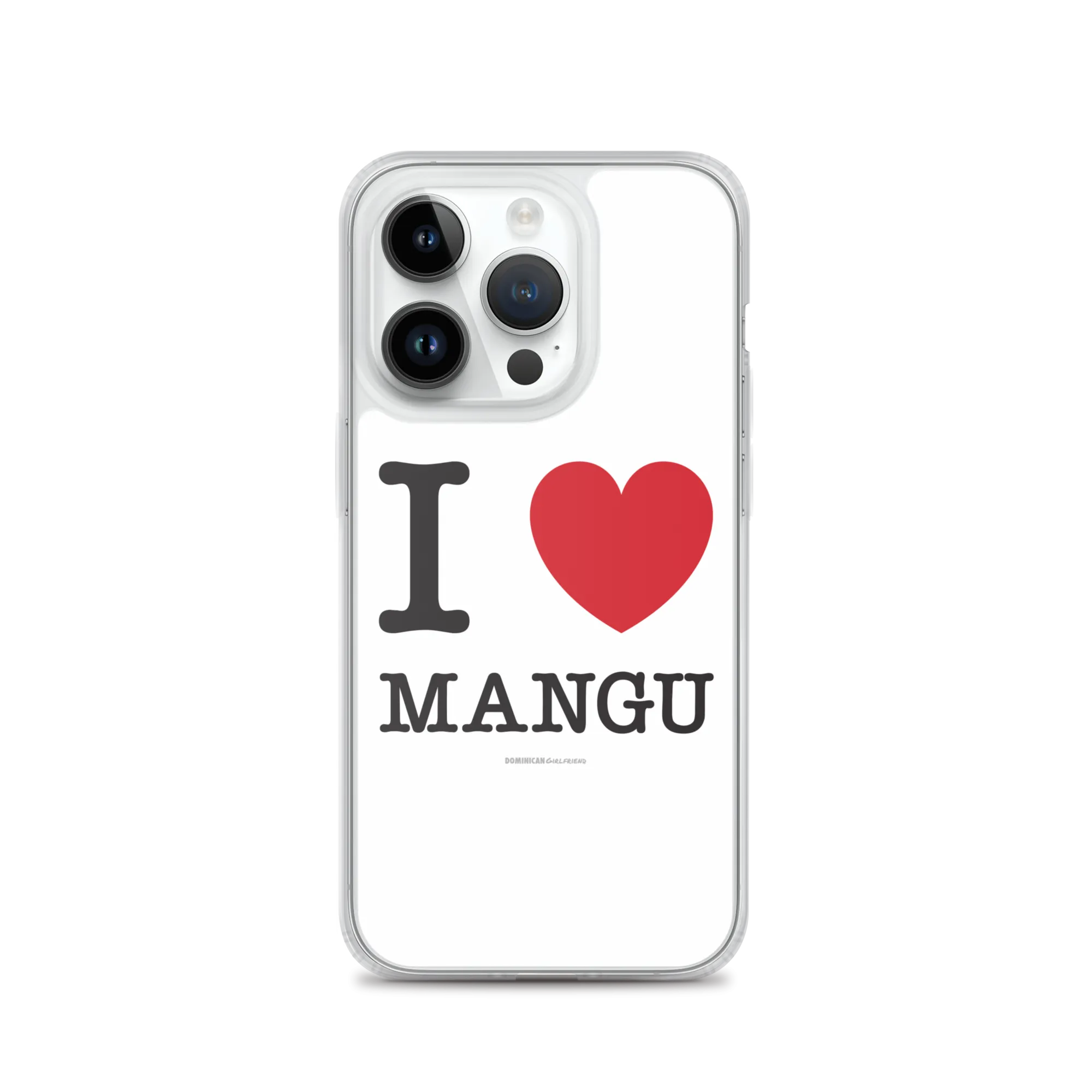 I Love Mangu iPhone Case