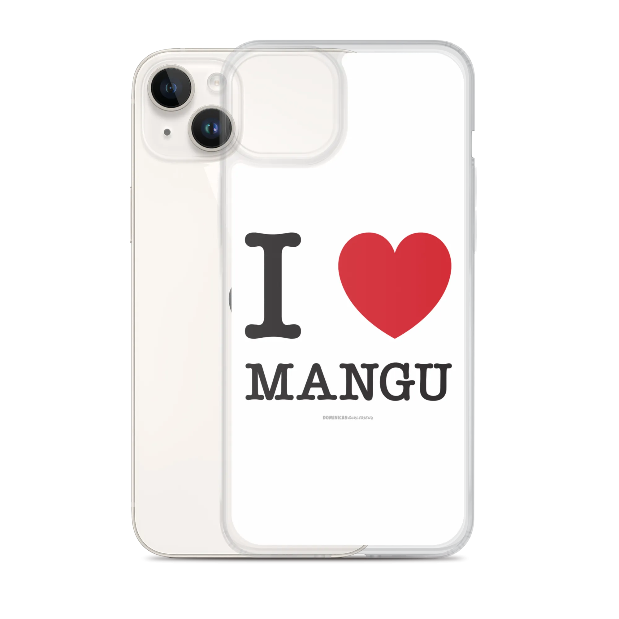 I Love Mangu iPhone Case