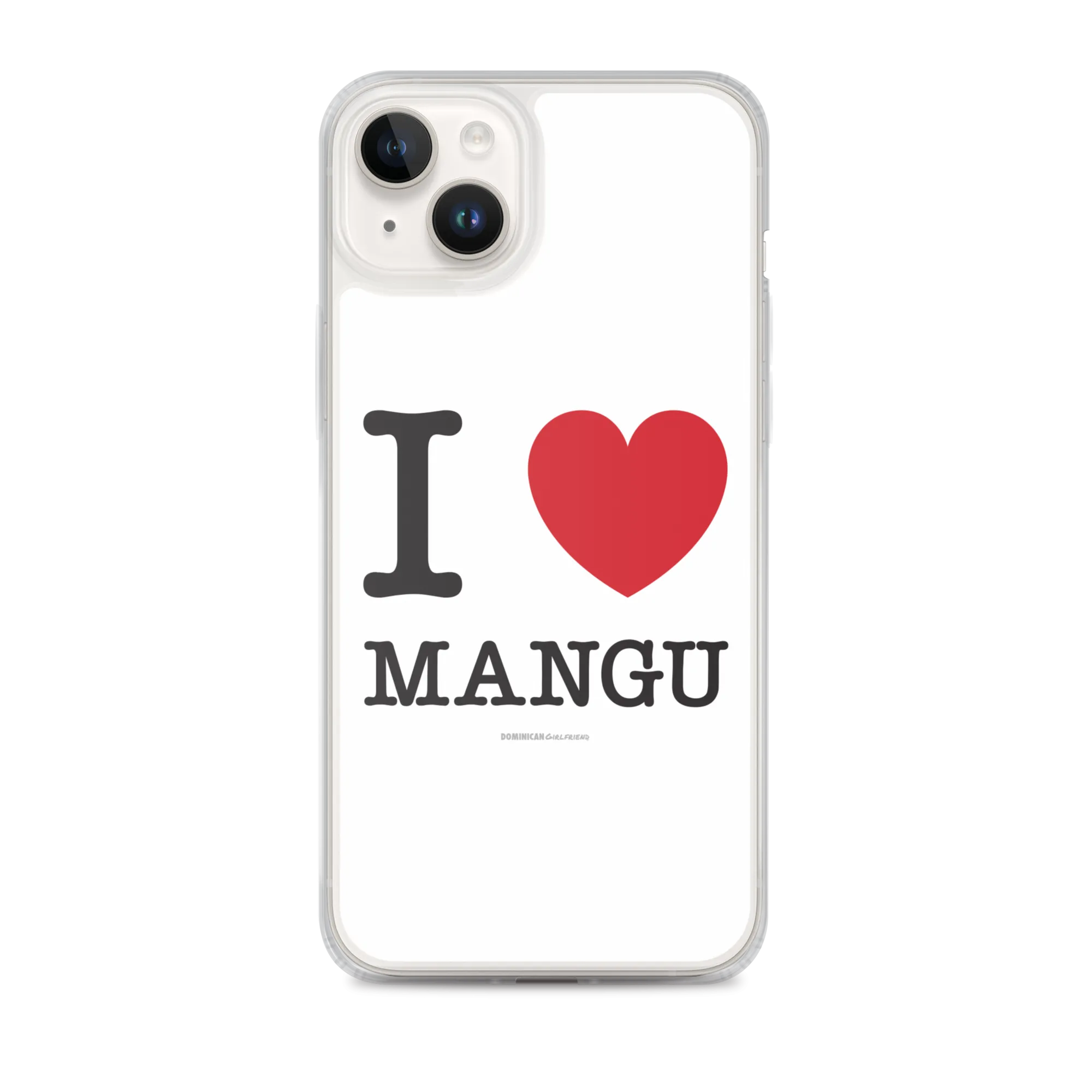 I Love Mangu iPhone Case