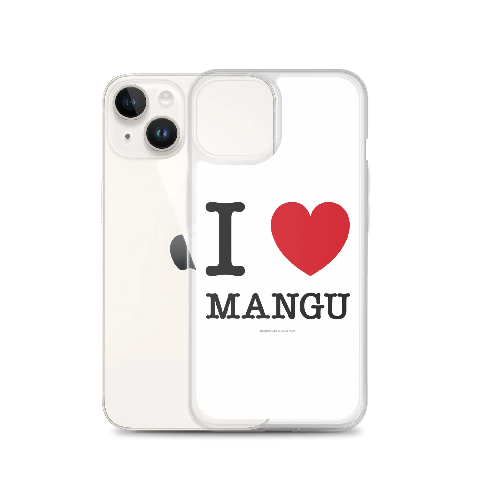 I Love Mangu iPhone Case