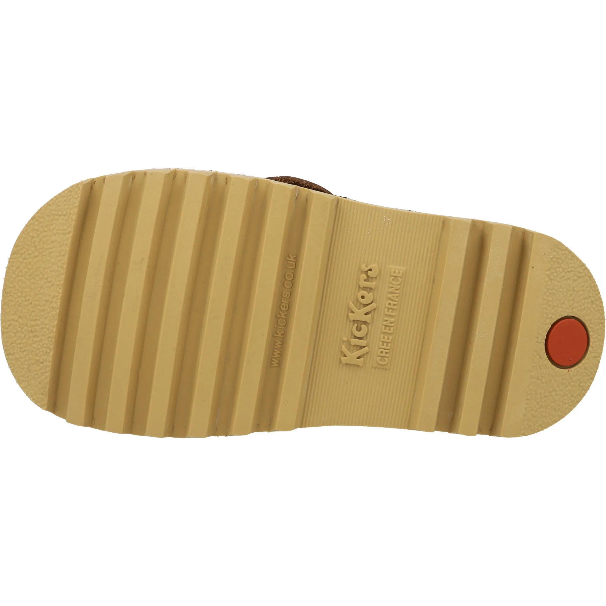 Kickers Kick Hi Zip Tan Kids Boots