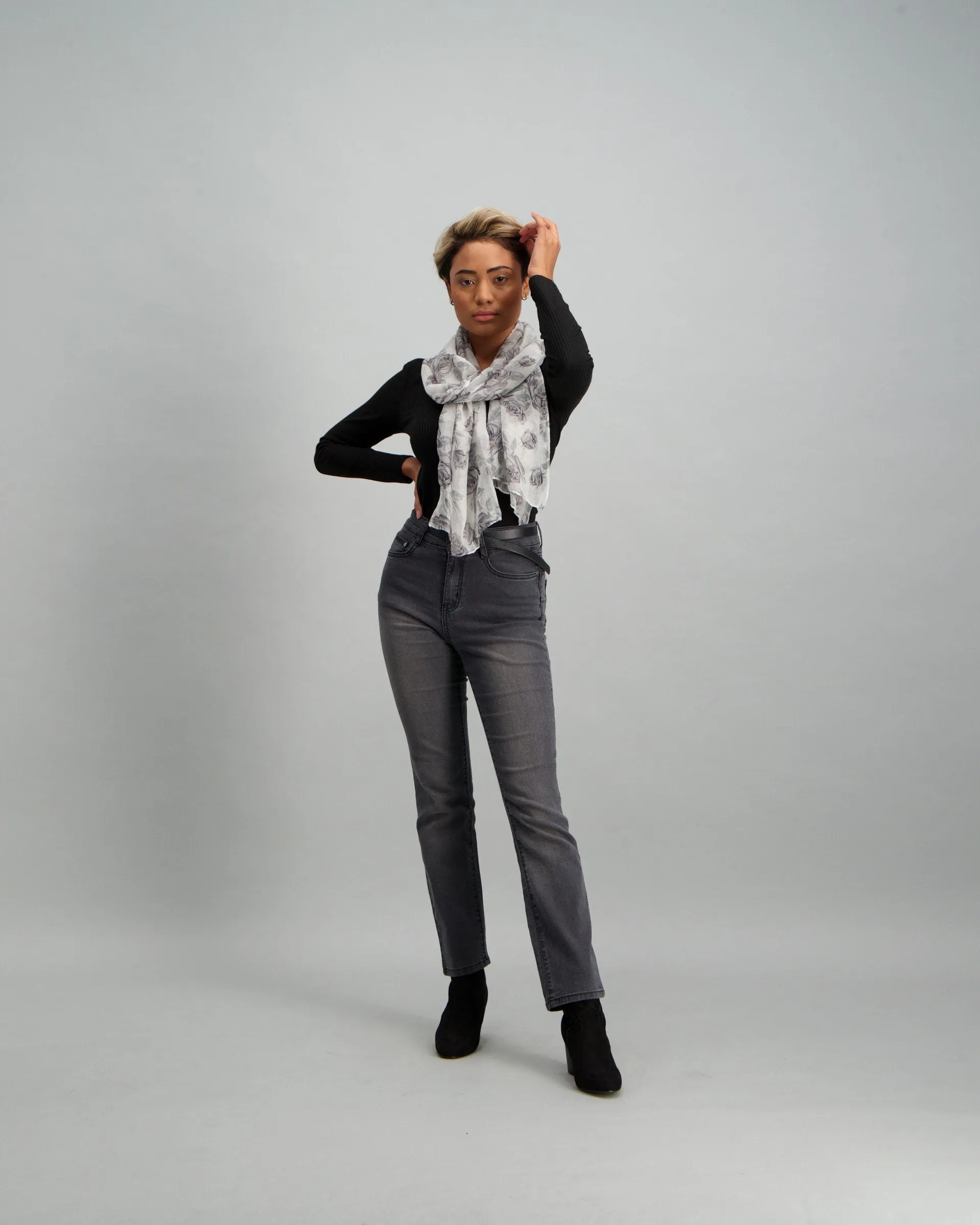 Ladies Rib Bodysuit - Black
