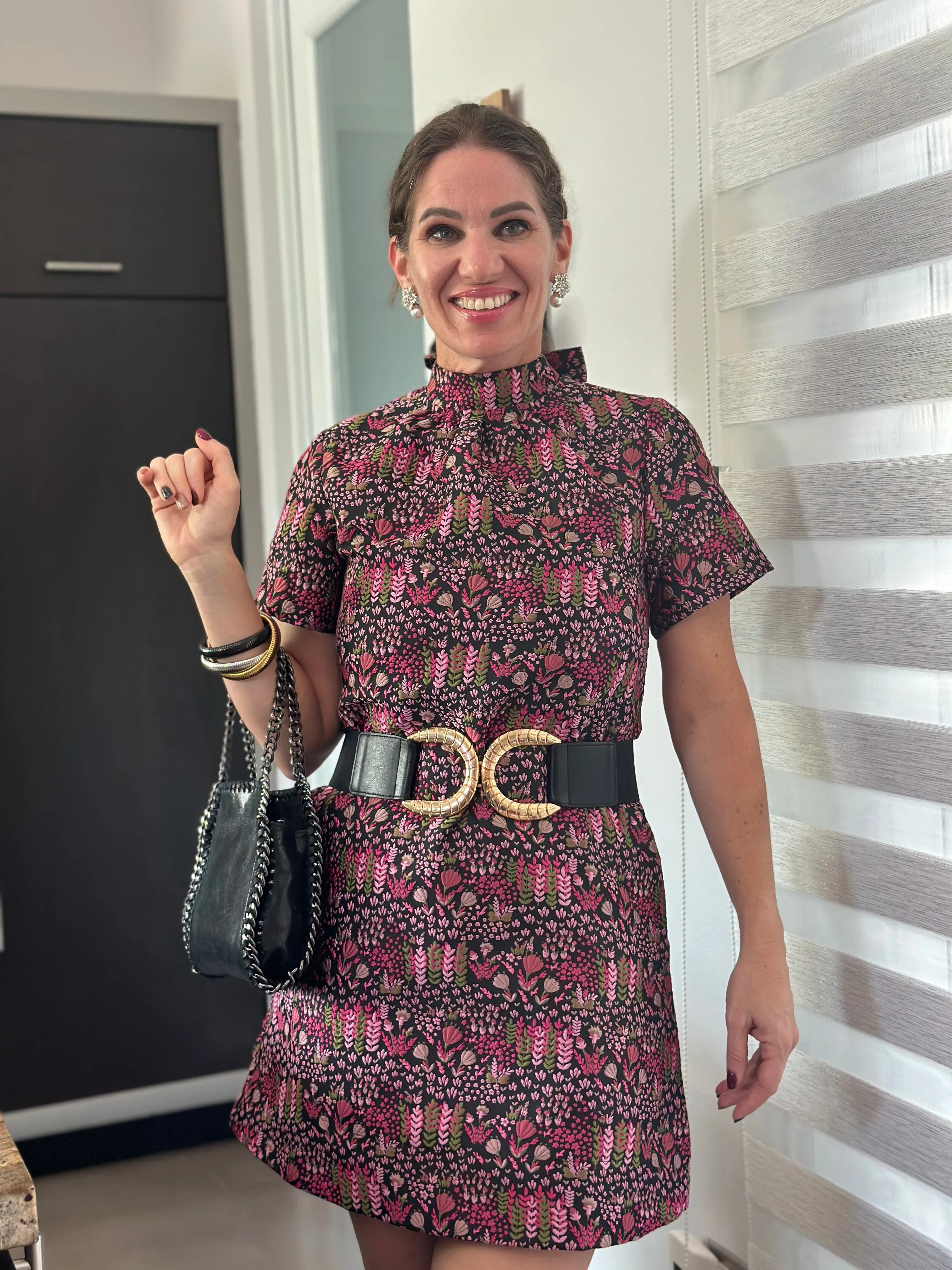 Lavander Embroidery Dress
