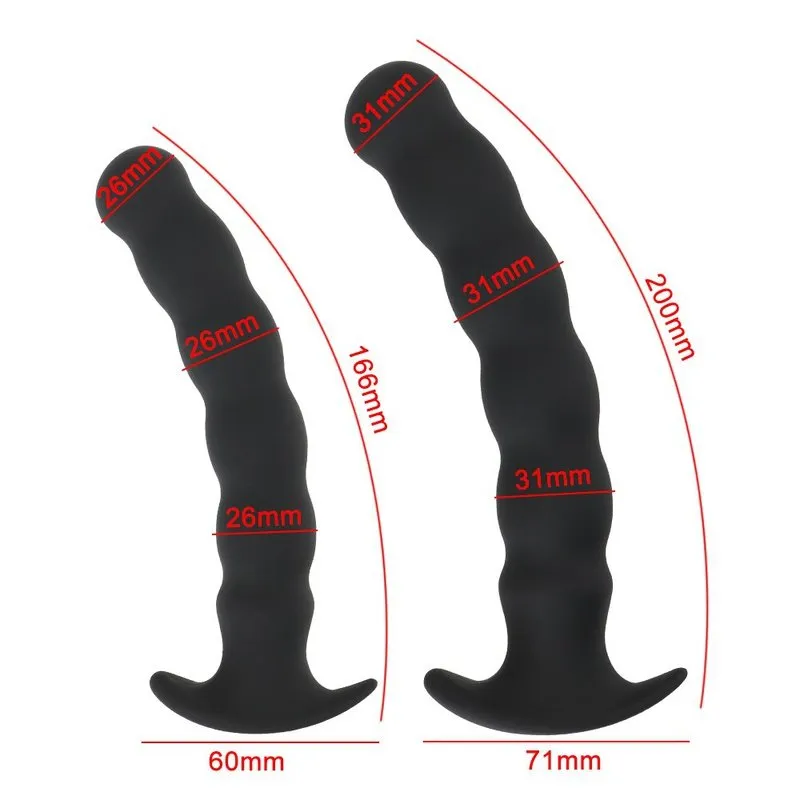 Le Chapelet Anal flexible noir