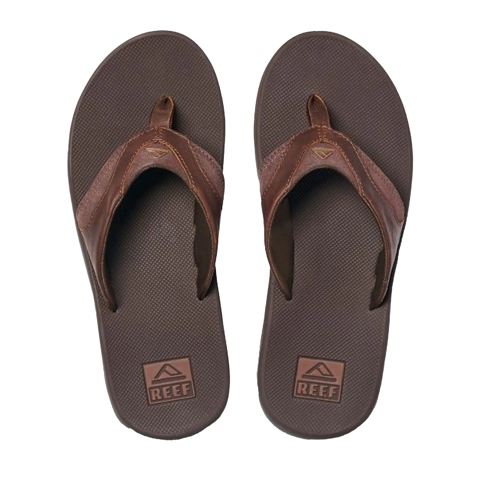 Leather Fanning Dark Brown