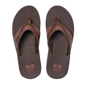 Leather Fanning Dark Brown