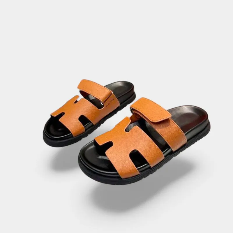 Lotje | Comfortabele Leren Slippers