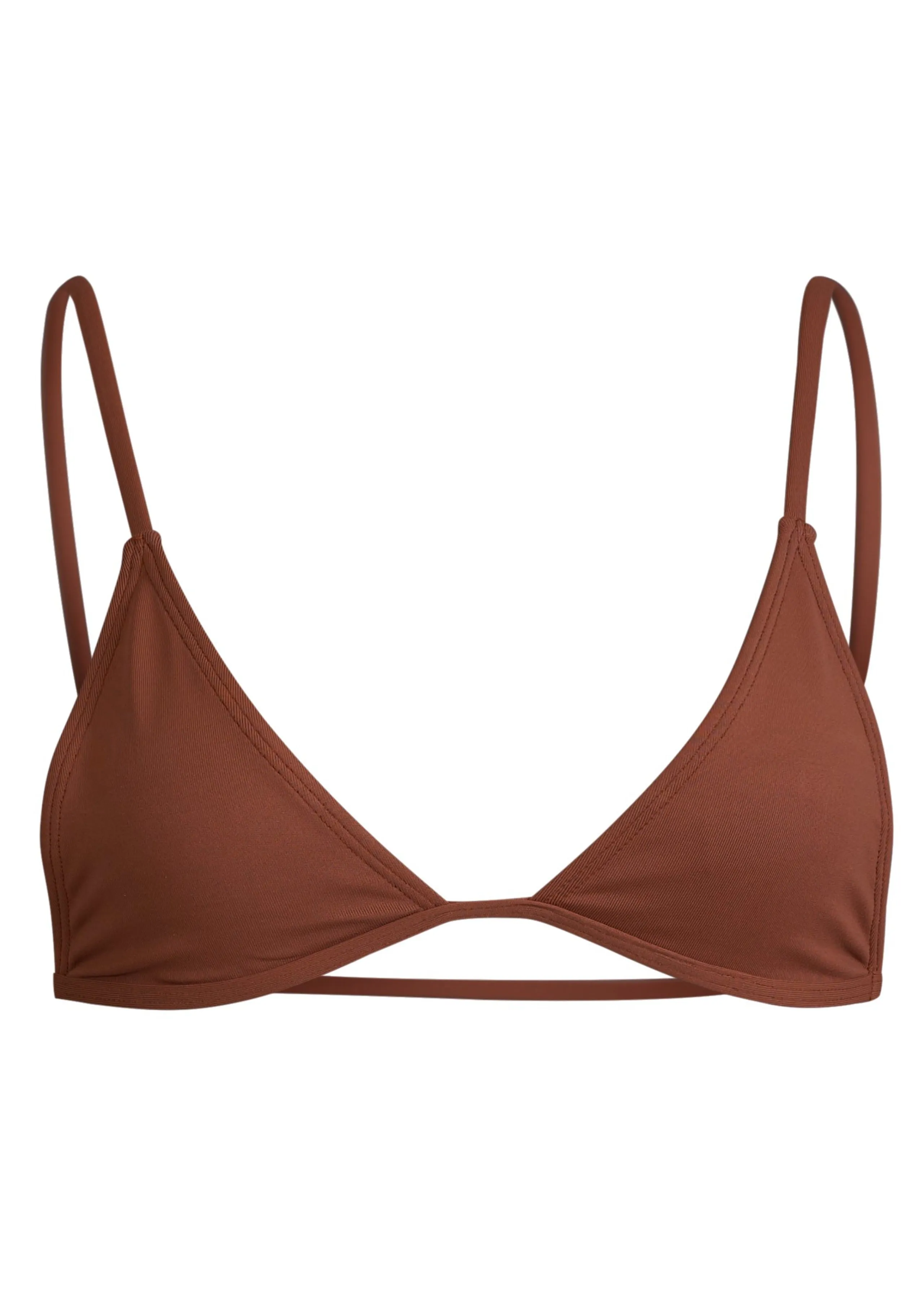LUCID BIKINI TOP - Skinny Dip Brown