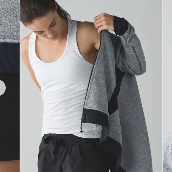 Lululemon On the Daily Hoodie Heathered Naval Blue