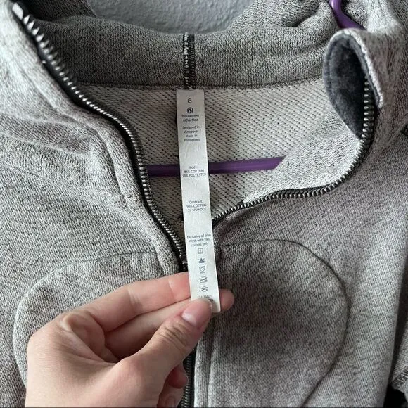 Lululemon On the Daily Hoodie Heathered Naval Blue