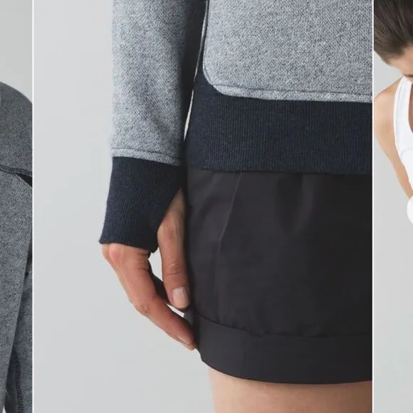 Lululemon On the Daily Hoodie Heathered Naval Blue