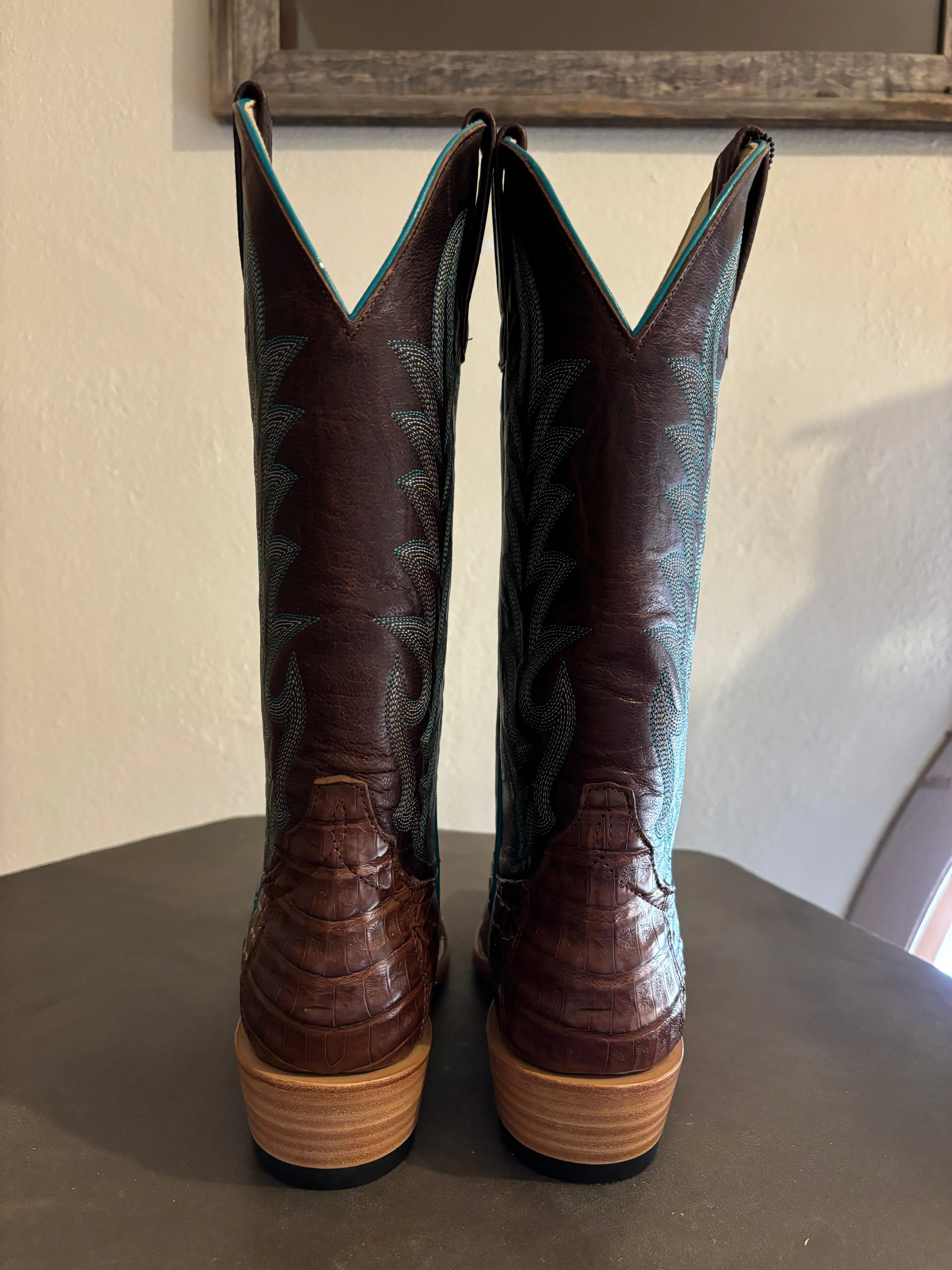 Macie Bean Cigar Pull Up Camin Belly Boots