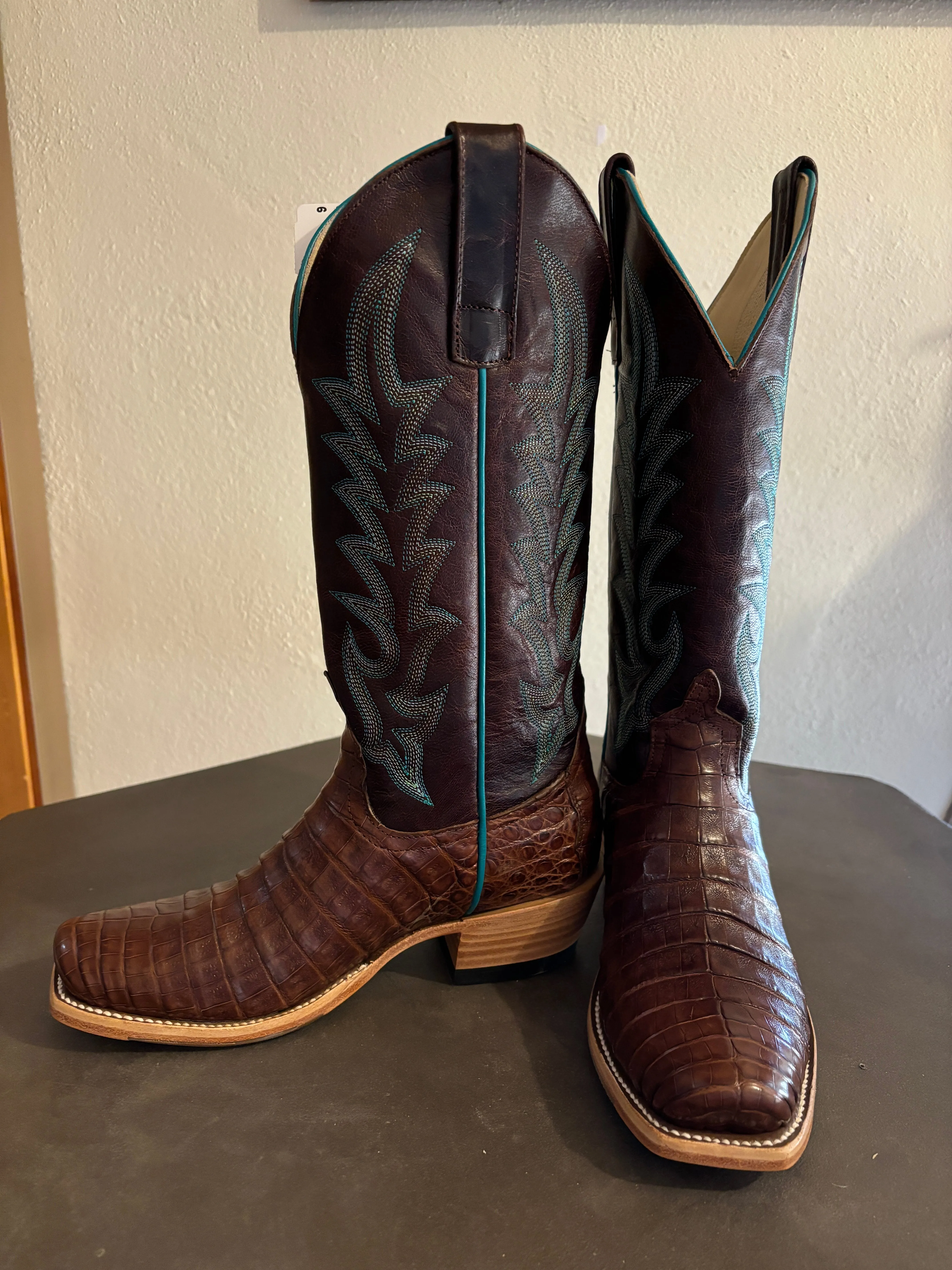 Macie Bean Cigar Pull Up Camin Belly Boots