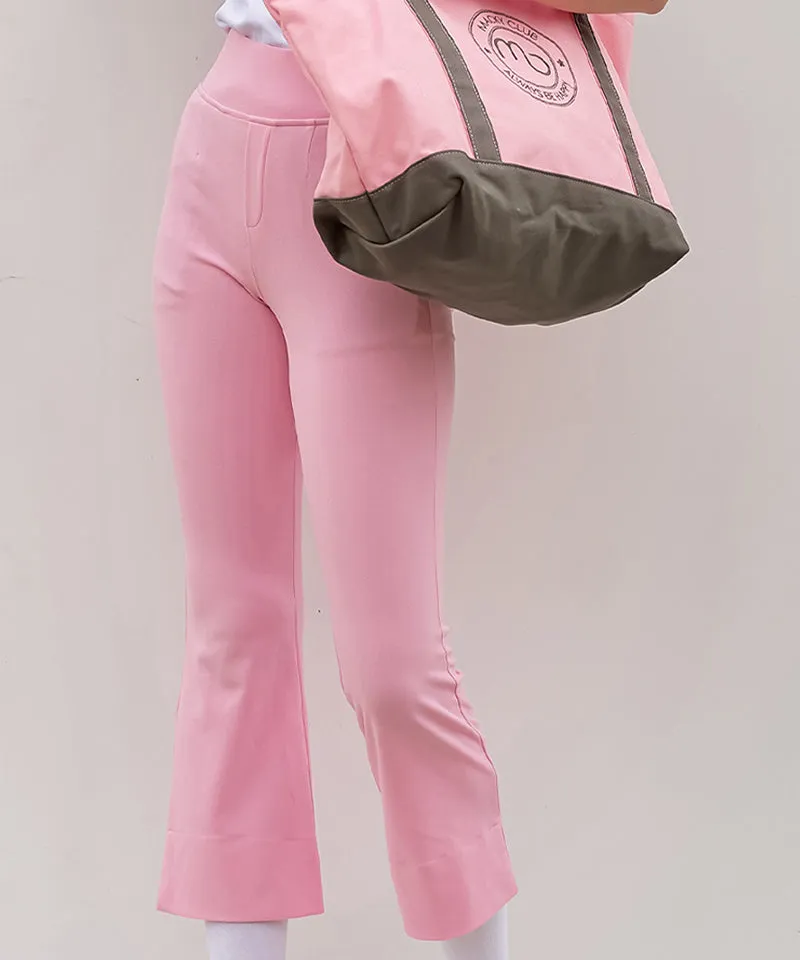 MACKY Golf: Long Leg Boots Cut Pants - Pink
