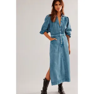 Mad Love Denim Midi Dress