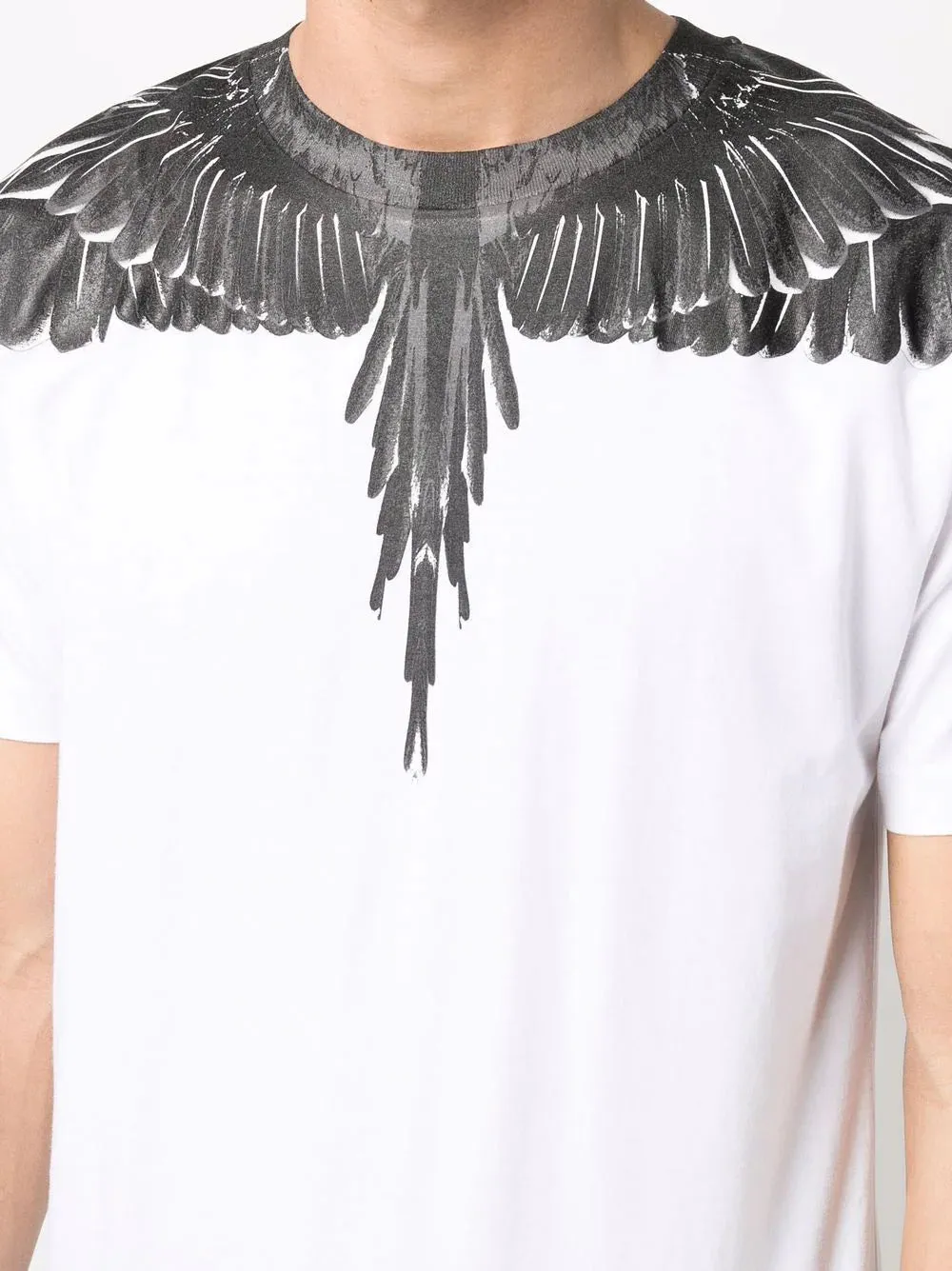 Marcelo Burlon Icons Wings White and Black T-Shirt