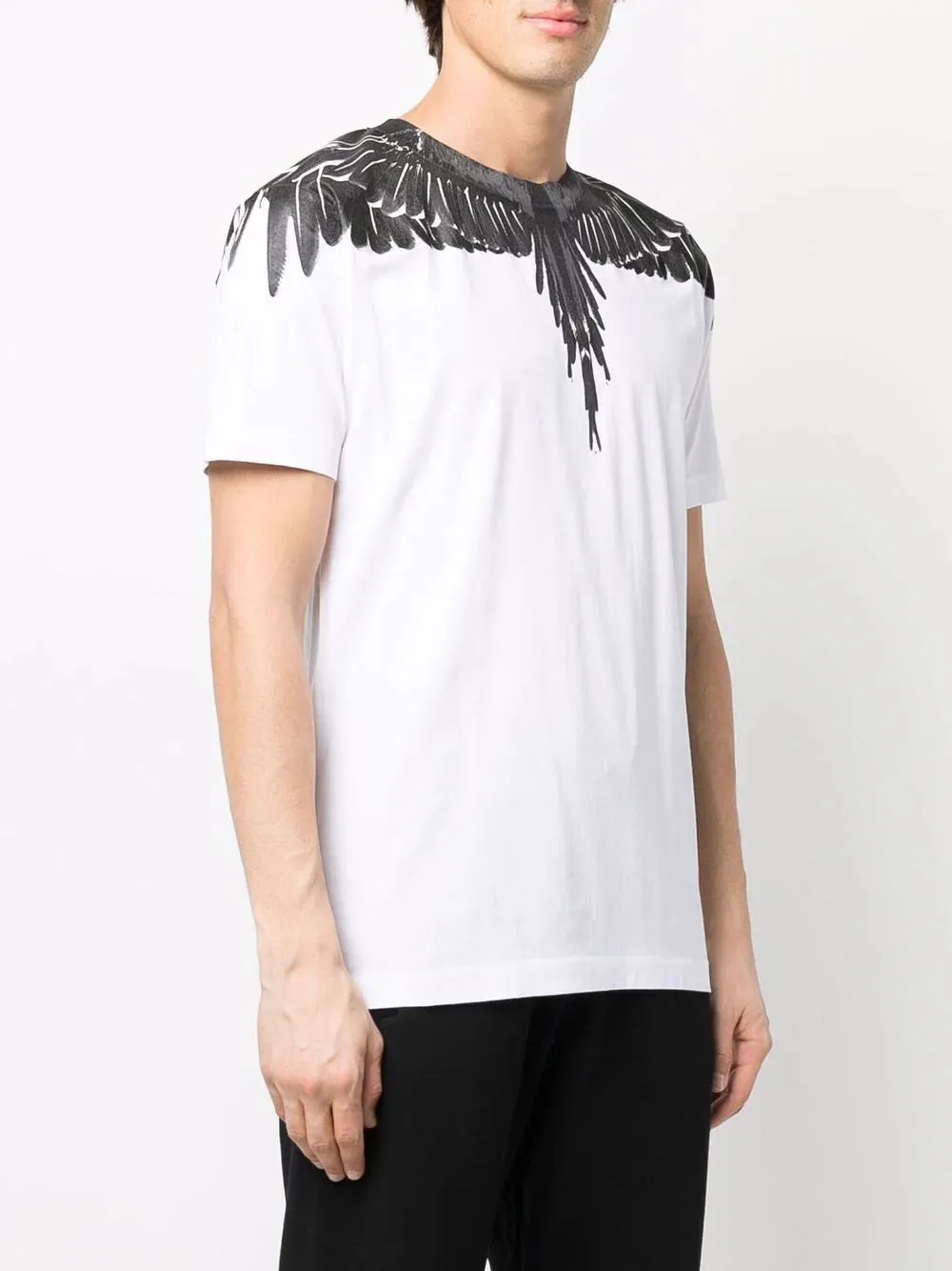 Marcelo Burlon Icons Wings White and Black T-Shirt