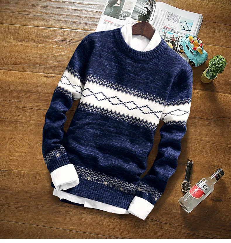 Men's Fashion O-Neck Winter Sweater