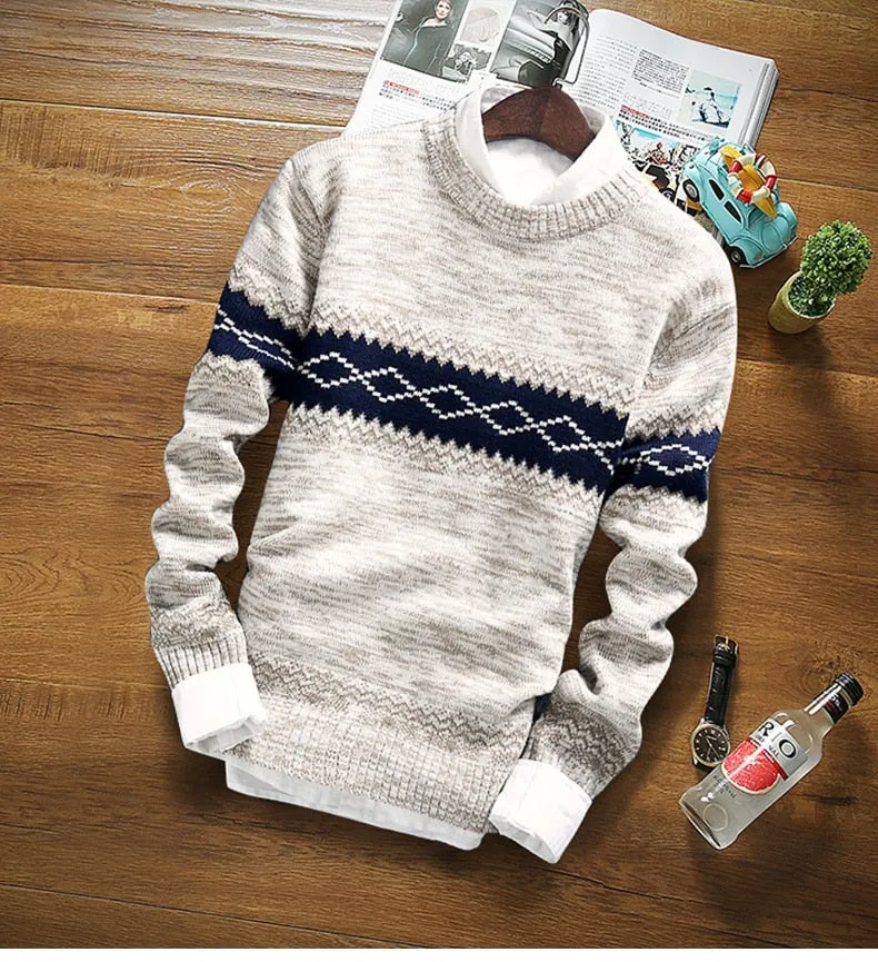 Men's Fashion O-Neck Winter Sweater