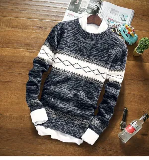 Men's Fashion O-Neck Winter Sweater