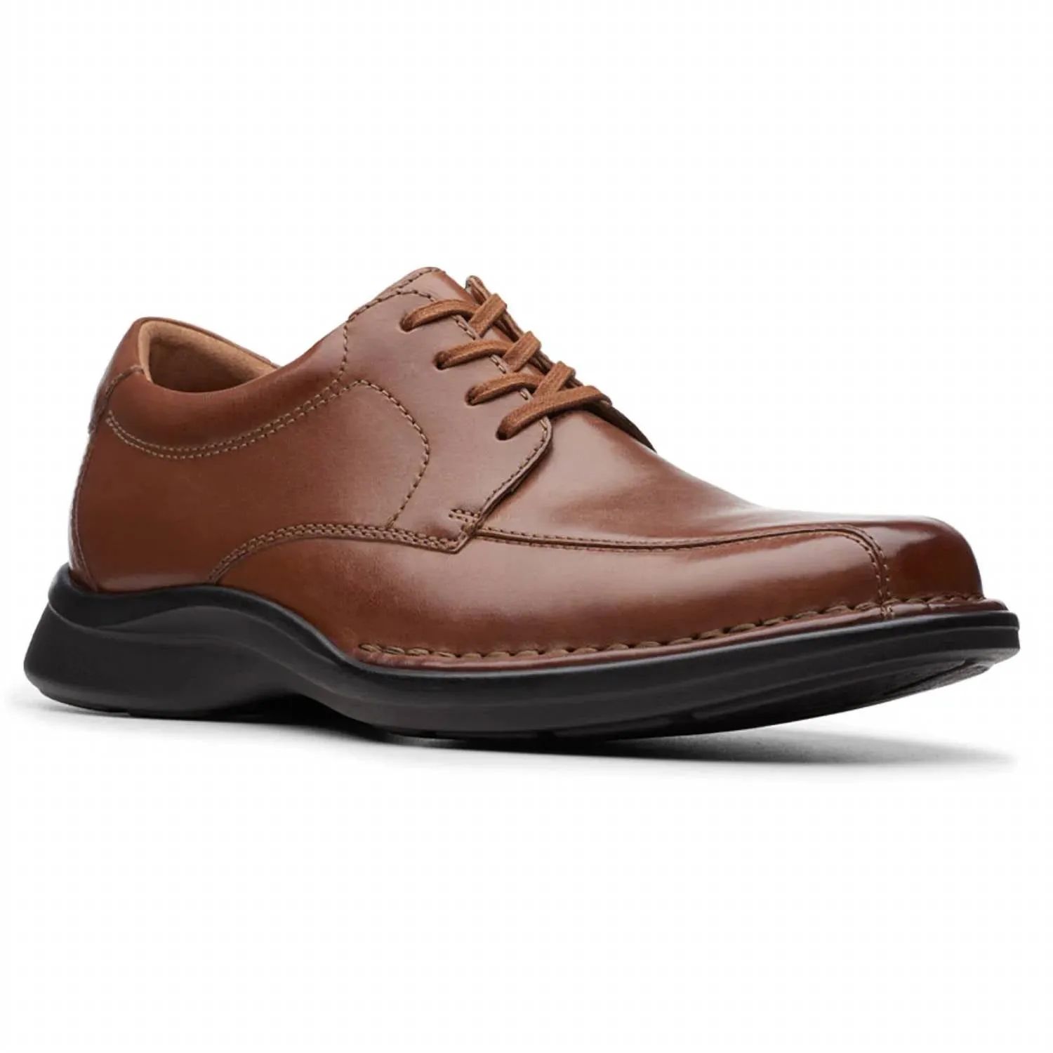 Men's Kempton Run Lace-Up Shoes In Tan Leather