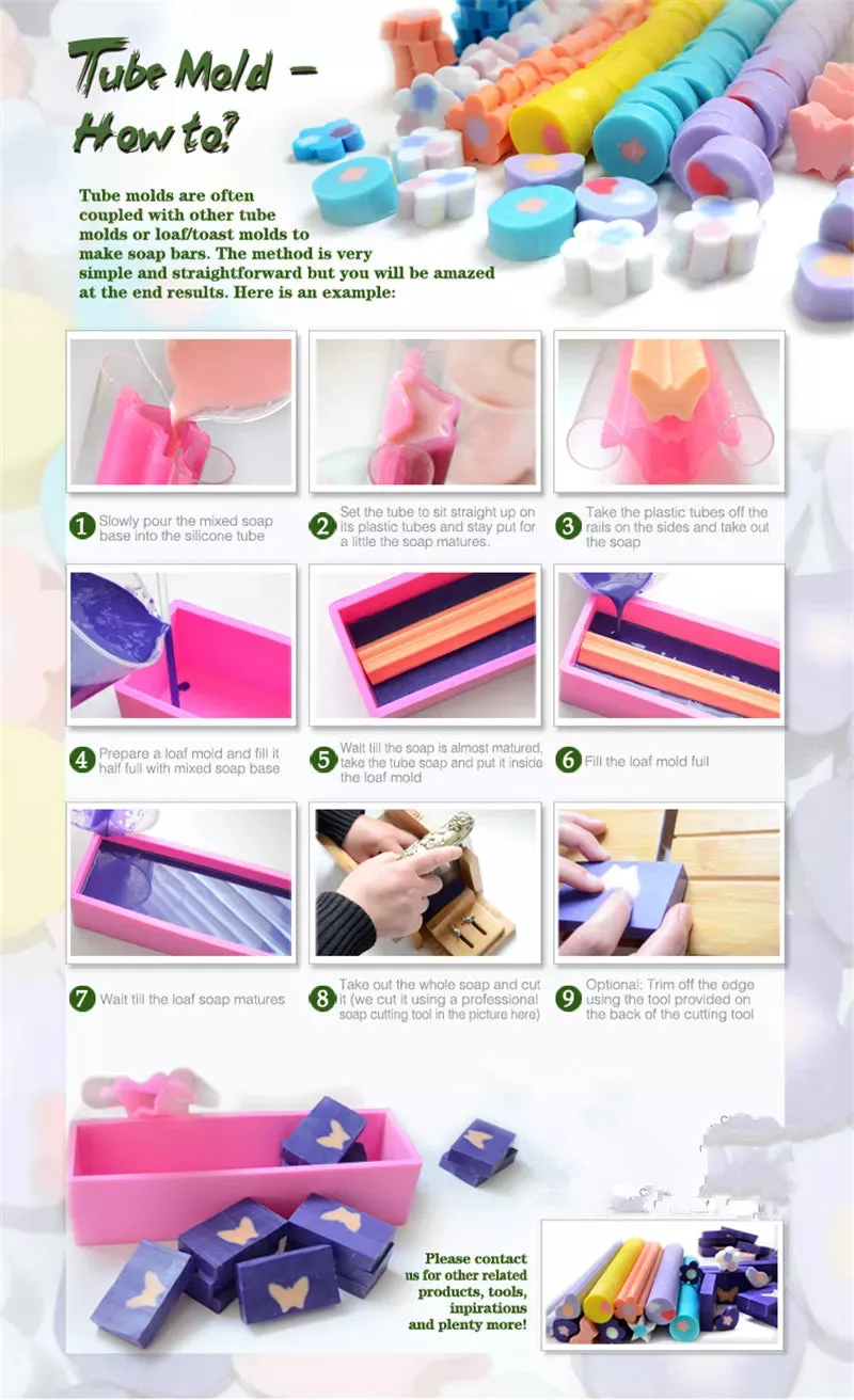 MINI HALF MOON/CRESCENT COLUMN SOAP MOULD
