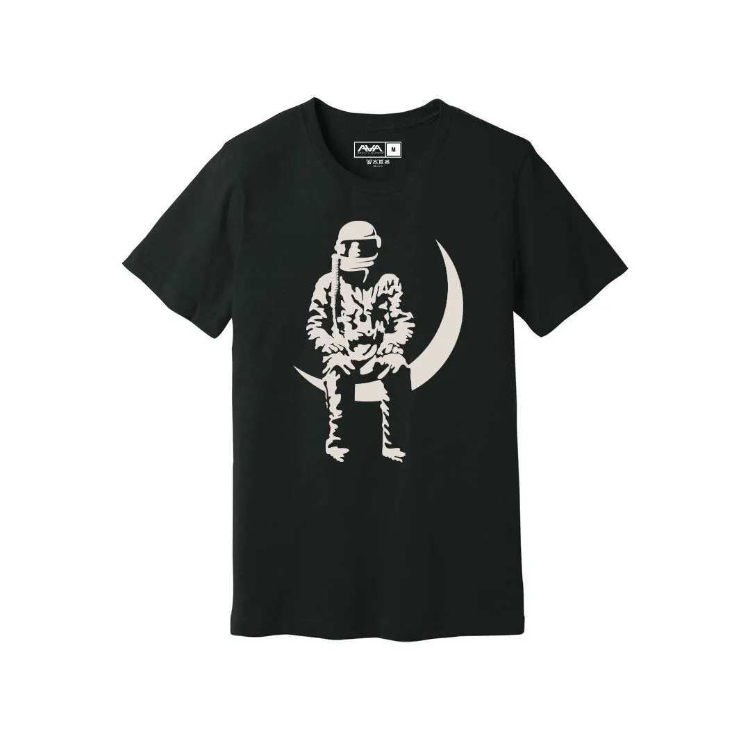 Moon Man T-Shirt Black/Warm Grey