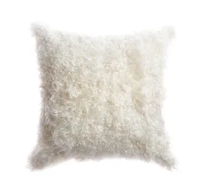 Natural Goat Skin Square Pillow