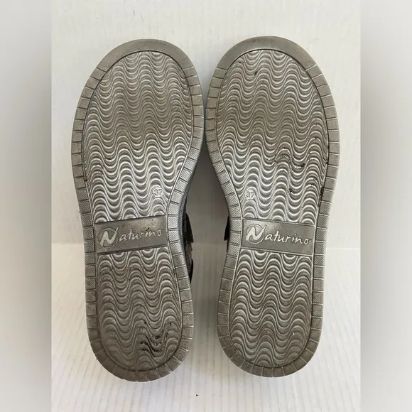 Naturino Girls Quarter Zip Sneakers - Leather Size 37 EU Size 5 US