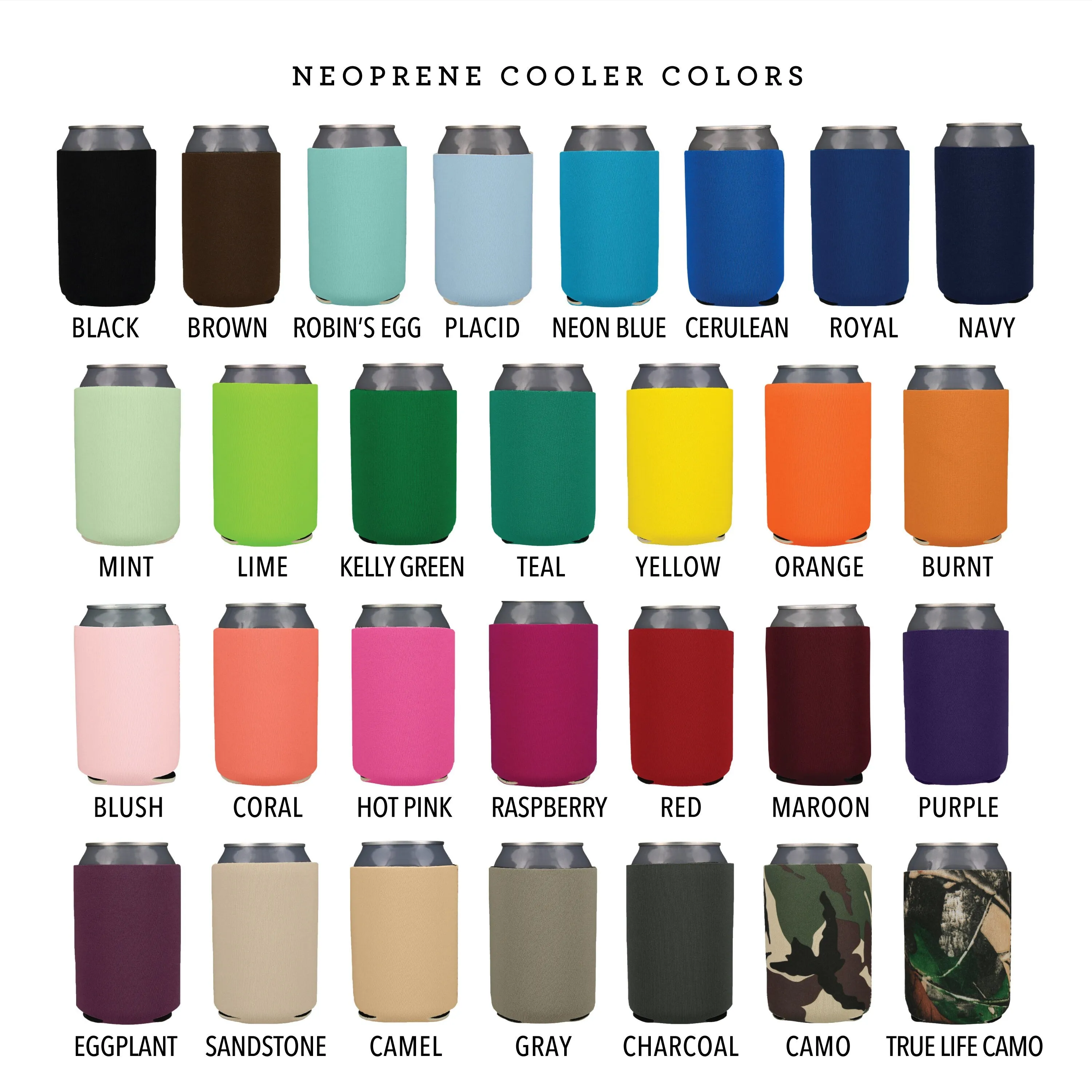 Neoprene Wedding Can Cooler #178N - Tis The Season