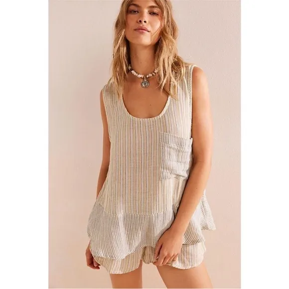 NEW Free People Annabelle Chamomile Combo Set Size Medium