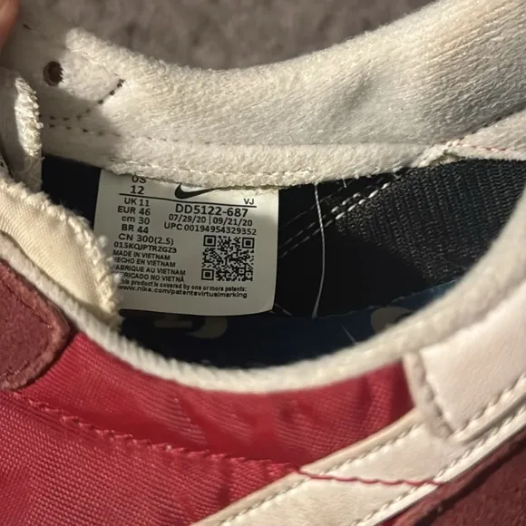 Nike Challenger OG Gym Red White Mens 12 Sneakers Racer