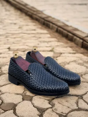 Noble Strider – Braided Leather Loafers