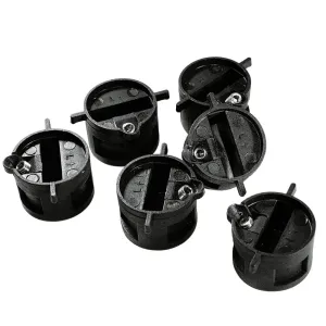 Northcore FCS Compatible Fin Plugs (Set Of 6) - Black