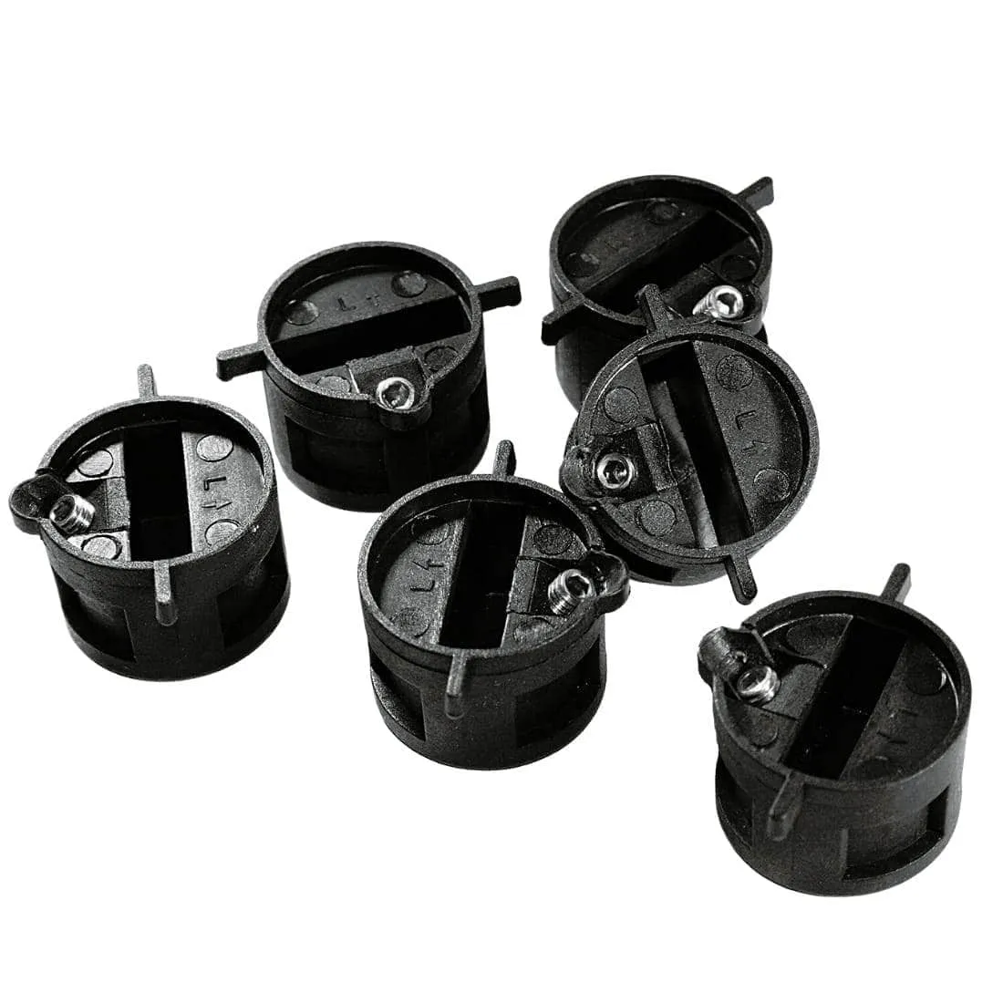 Northcore FCS Compatible Fin Plugs (Set Of 6) - Black