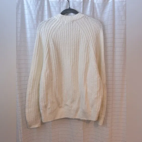 NWT Madewell Ribbed Cotton-Blend Sweater Size Small